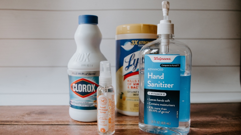clean-hand-sanitizing