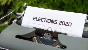 photo of text saying elections 2020