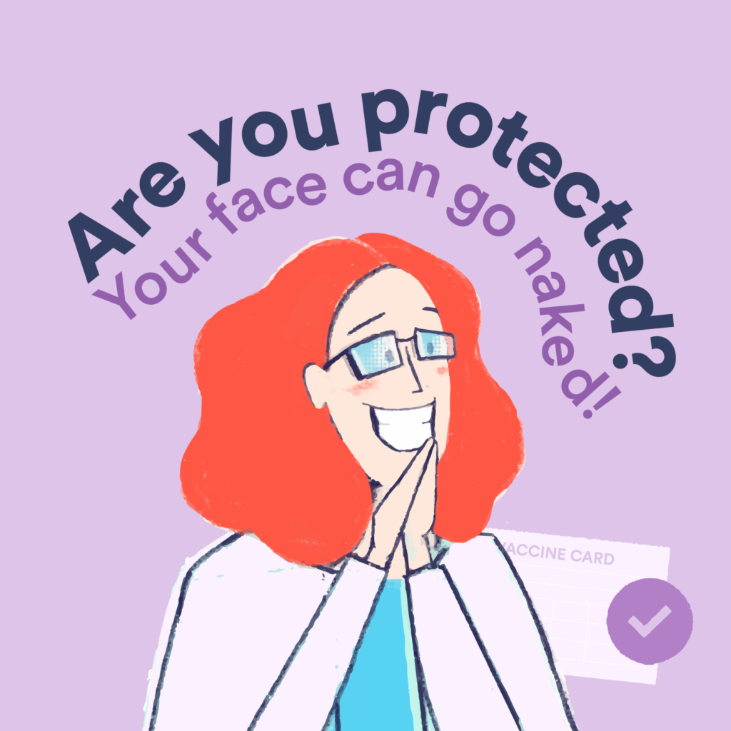 Are you protected? Your face can go naked! poster