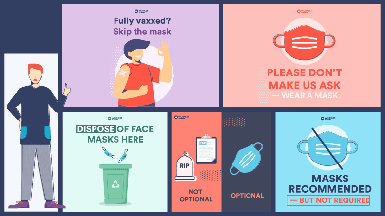 Download These Free Face Mask (Optional or Required) Signs for Your - Workest