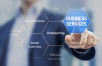 concept of outsourcing professional employer services for small businesses
