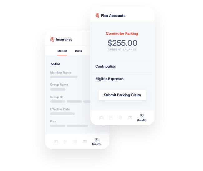 Zenefits mobile benefits administration app.